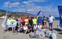 650 litres de déchets ramassés sur la plage de l’Arinella à Bastia