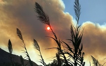 La photo du jour - Soleil rouge sur le Nebbiu