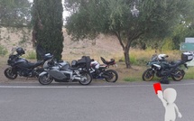 Tallone - Quatre motards interceptés à près de 200 km/h sur la RT10