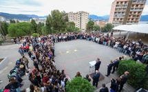 Depuis Ajaccio, le préfet de Corse et le recteur d'Académie rendent hommage à Samuel Paty et Dominique Bernard