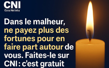Vos avis de décès sur CNI, c'est gratuit