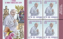 Ajaccio à l’honneur dans la série de timbres des voyages du pape François 