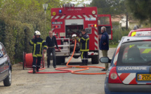 Poggio-Mezzana : Une maison en feu à Alba Serena