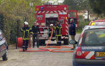 Poggio-Mezzana : Une maison en feu à Alba Serena