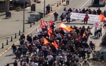 Manifestation de l'intersyndicale hospitalière à Ajaccio : "Votre hôpital se meurt"