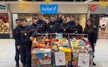 Les jeunes sapeurs-pompiers de Saint-Florent solidaires des étudiants