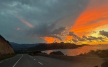 A màghjina - Balagna in focu à l’ora di u tramontu