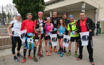 Le club "E Muvre Balanine"en force au trail de la Sainte-Victoire en Provence