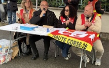 La CGT Haute-Corse dans la rue