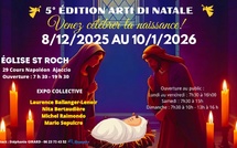 Ajaccio : L'église Saint-Roch accueille l'exposition "Arti di Natale 2025" jusqu'au 10 janvier