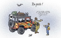 Le dessin de Battì : sur la route de... Toga à Erbalonga