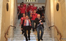 La coupe de France de Volley-ball du GFCA fêtée place Foch