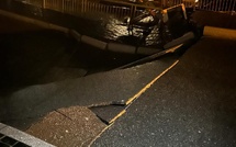 Intempéries - Circulation coupée à Saint-Florent après un effondrement de la chaussée