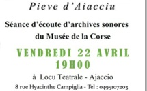 Séance d'écoute d'archives sonores du Musée de la Corse