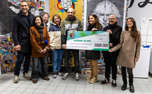 A Festa di a Nazione Calvese, Inseme si pò remet plus de 5 700 € aux écoles et au collège