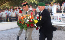 Cérémonie au Carré Militaire de Calvi