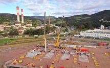 À Ajaccio, la future centrale du Ricanto commence à sortir de terre