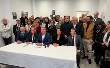 François Filoni (RN) a présenté sa liste "Gagner Pour Ajaccio"