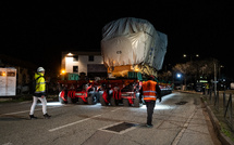 Ajaccio : Deuxième transport nocturne pour les moteurs de la future centrale du Ricanto