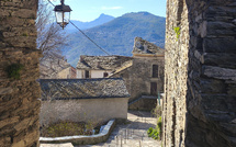 A màghjina - U San Pedrone vistu da u paese di Erbaghju