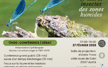 Alata - Le CPIE d'Ajaccio organise une conférence sur les libellules