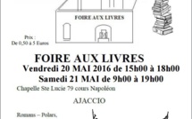 Foire aux livres à la Chapelle Sainte Lucie à Ajaccio