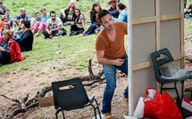 Adrien Martinetti peint les événements en direct : Il sera à L'ile-Rousse du 3 au 17 Juin