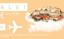 Les variations de prix d'ASL Airlines entre Roissy et Calvi