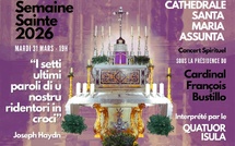 Ajaccio : « I setti ultimi paroli di u nostru Ridentori in croci », un concert spirituel à la cathédrale