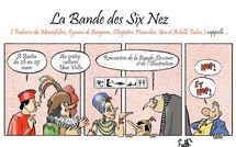 Le dessin de Battì : La bande des six nez à… Bastia