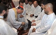 Jeudi saint à Corte : Lavement des pieds, première communion, procession et lumaca !