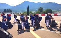 L'équipe de France de judo à Calvi pour un stage de cohésion au 2e REP