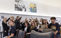 Bastia - Au lycée Jean-Nicoli, une fresque pour transmettre la mémoire de la Résistance