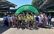 « Un P’tour à vélo » à Borgo  avec l'Usep