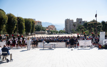 EN IMAGES - Ajaccio lance le 35e championnat de France des sapeurs-pompiers dans une ambiance de communion