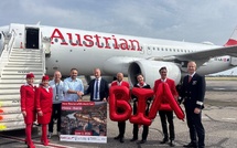 Bastia accueille le premier vol direct d’Austrian Airlines en provenance de Vienne