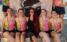 Natation artistique : le Fun Beluga Bastia brille à Istres avec plusieurs podiums nationaux