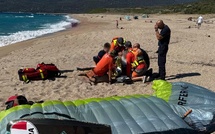 Un pratiquant de kitesurf secouru sur la plage de Capu Laurosu à Propriano