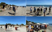 Lucciana - EDF-Association J’aime ma mer : opération nettoyage de la plage de Mariana