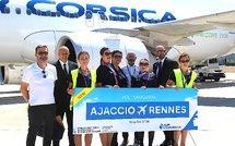 Air Corsica inaugure une nouvelle liaison directe entre Ajaccio et Rennes