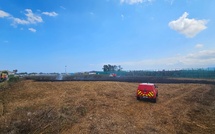 Lucciana - Un incendie parcourt 5 000 m2 près de l'aéroport