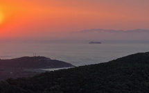A màghjina - Capraia à l'alba, vista da Ruglianu...
