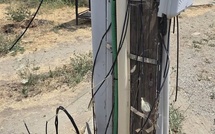U Petrosu - Vandalisme sur le réseau de fibre optique à Casone Pieraggi : neuf poteaux endommagés