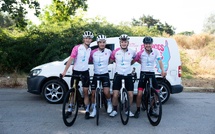 Quatre futurs policiers ont fait le tour de Corse à vélo pour réaliser les rêves d'enfants gravement malades