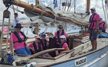 Régate Rose : à Ajaccio, une journée en mer pour 22 femmes touchées par le cancer du sein