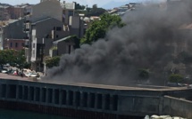 Bastia : Une collision, une altercation et une voiture en feu sous le tunnel