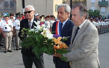 Cérémonie au Monument aux Morts, remise de décorations et décret de naturalisation pour le 14 juillet à Calvi