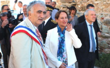 Ségolène Royal officialise le Parc Marin du Cap Corse puis interrompt sa visite