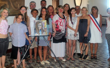 Réception à l'Hôtel de Ville de Calvi en l'honneur d'artistes-peintres américains