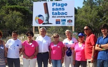Lancement à Calvi de l'opération "Plage sans tabac"